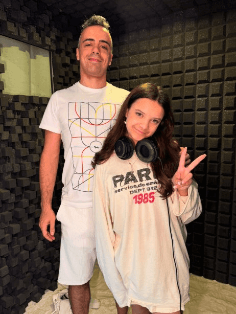 Kids at G Studio Dubai — recording session